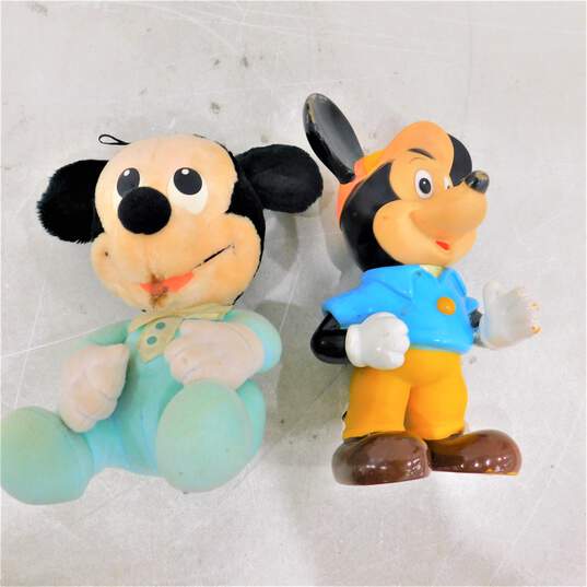 VNTG 60s & 70s Disney Mickey Mouse Lot W/ 70s Plush Goofy image number 3