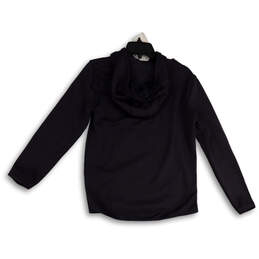 Womens Black Long Sleeve Kangaroo Pocket Pullover Hoodie Size X-Small alternative image