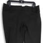 Womens Black Columnist Flat Front Barely Bootcut Leg Ankle Pants Size12R image number 3