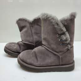 UGG Constantine Charcoal Gray Shearling Sheepskin Boots Size 7 alternative image