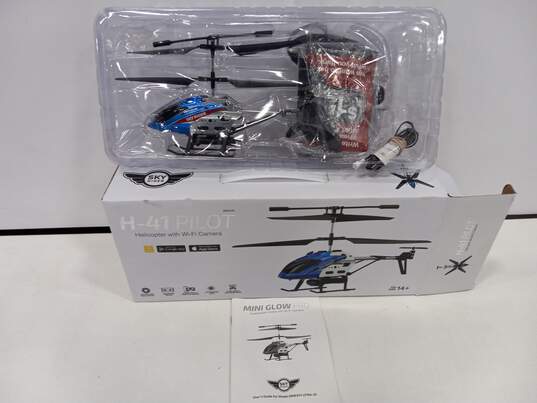 Mini Glow Pro H-41 Pilot Remote Controlled Helicopter Drone In Box image number 1