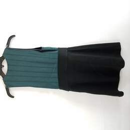 Phillip Lim Women Green Black Sleeveless Mini Dress XS 0 NWT alternative image