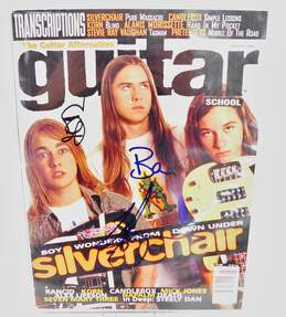 Sliverchair Band Autographed by All 3 Members Guitar Magazine 1996