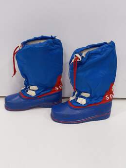 Sorel Women's Blue Rubber Boots Size 5 alternative image
