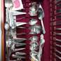 Holmes And Edward Inlaid Silver-Plate Silverware Set  in Wooden Case image number 2