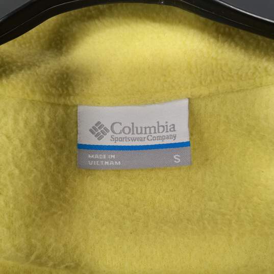 Women's Neon Green Columbia Jacket Size S image number 4
