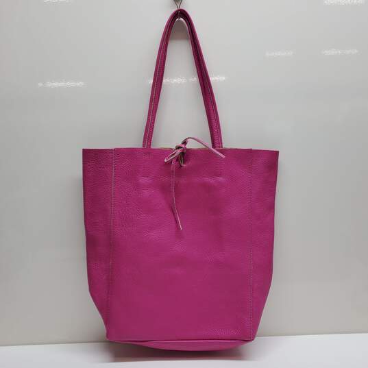 Borse In Pelle Leather Tote Bag image number 1