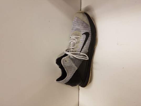 Size 17 - Nike LeBron Witness 4 White Black Basketball Shoes image number 1