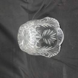 Vintage Clear Crystal Cut Glass Decorative Bowl alternative image