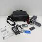 JVC Compact VHS Tape Camcorder Model No. GR-SXM915U w/Carrying Case and Accessories image number 1