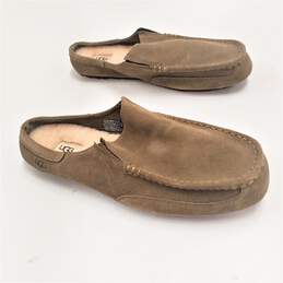 Ugg Alamar Moc Toe Loafer Slippers Suede Leather w/ Wool Footbed Men's 13