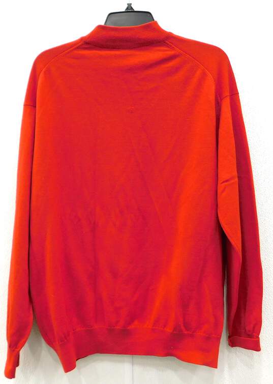 Burberry Womens Size 44 Red Long Sleeve Shirt W/COA image number 3
