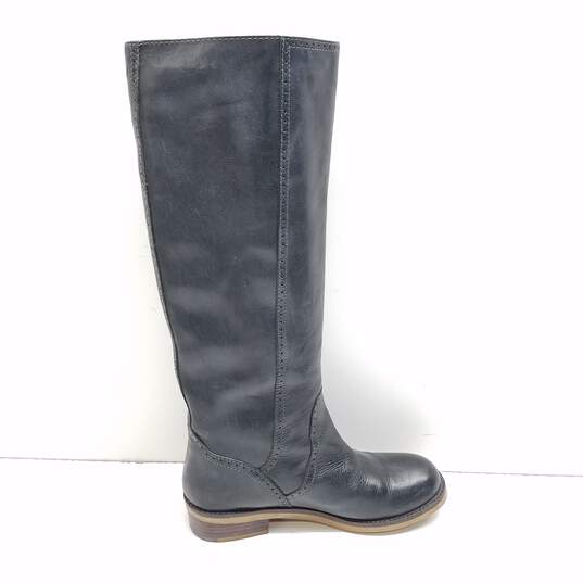 Lucky Brand Andria Equestrian Double Buckle Boots Black 8 image number 1