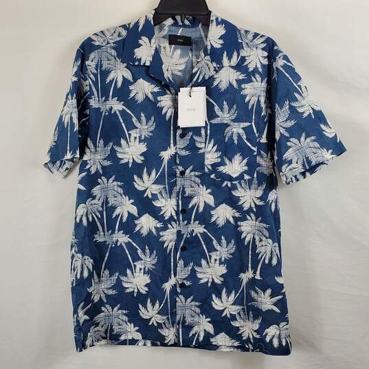 ONIA Men Blue/White Vacation Shirt SZ M NWT image number 1
