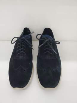 Cole Haan Women's Signature Wingtip Oxford Blue Sneakers Size-8 Used