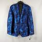 INC International Concepts Men's Blue Floral Sport Coat SZ XL NWT image number 1