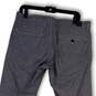 NWT Mens Blue Flat Front Straight Leg Slash Pocket Chino Pants Size 33x30 image number 4