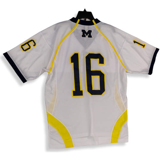 Mens Multicolor Michigan Wolverines #16 Football Pullover Jersey Size Large image number 2