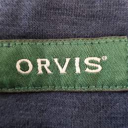 Orvis Men Navy Sweater M NWT