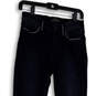 Womens Blue Denim Dark Wash Pockets Stretch Slim Fit Skinny Jeans Size 6/28 image number 3