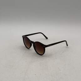 Tommy Hilfiger Womens Brown Tortoise UV Protection Full Rim Round Sunglasses