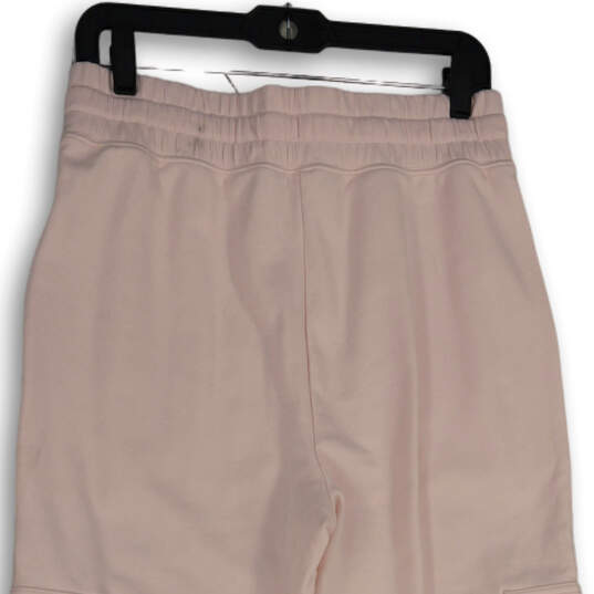 NWT Womens Pink Elastic Waist Slash Pocket Drawstring Sweatpants Size M image number 4