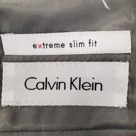 Calvin Klein Men Grey 2PC Suit 46L image number 3