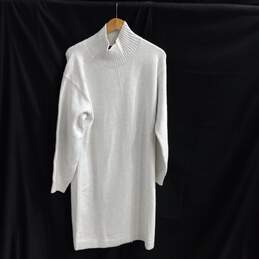 Banana Republic White Sweater Dress Size L NWT alternative image
