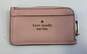 Kate Spade Madison Saffiano Leather Top Zip Card Wallet Pink image number 1