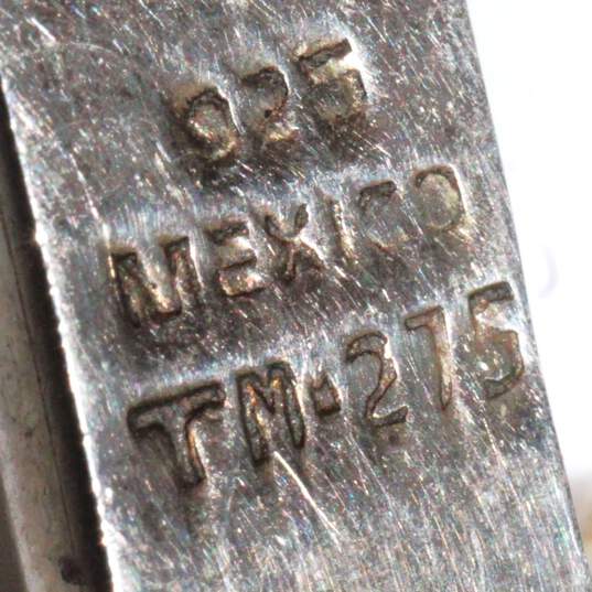 Taxco Sterling Silver Necklace And Bracelet Set - 140.0g image number 7