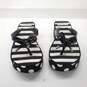 Kate Spade Women's Black White Polka Dot Stripe Platform Thong Flip Flops Size 7M image number 1