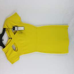 BCBG Maxazria Women Yellow Mini Dress XXS NWT