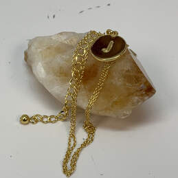 Designer Kate Spade Gold-Tone Link Chain Round Shape Pendant Necklace alternative image