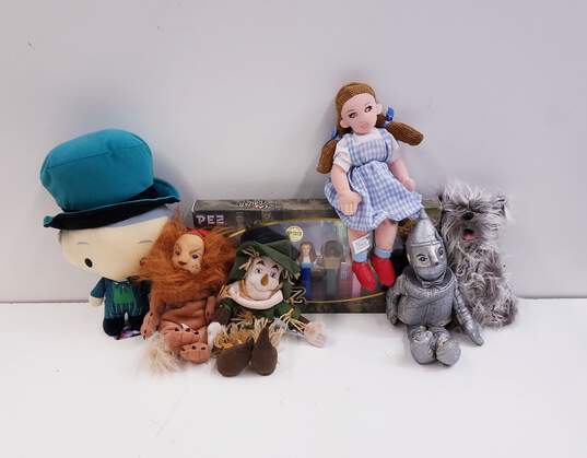 The Wizard of Oz Collectible Bundle Lot of 7 Pez Plush image number 1