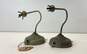 Antique Night Lamps Set of 2 Little Beauty Metal Wall Lamps image number 1