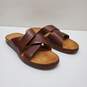 Chaco Wayfarer Leather Slide Sandal - Toffee Women's Size 9 image number 1