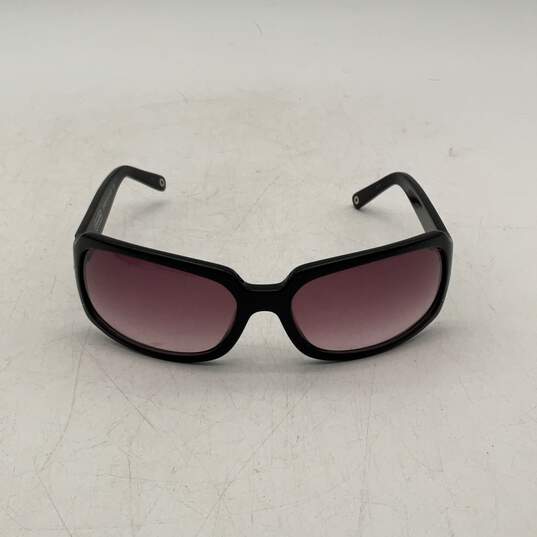Coach Womens Black Pink Samantha Full-Frame Rectangular Sunglasses With Case image number 2
