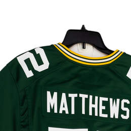 Mens Green Yellow Clay Matthews #52 Green Bay Packers NFL Jersey Size XL alternative image