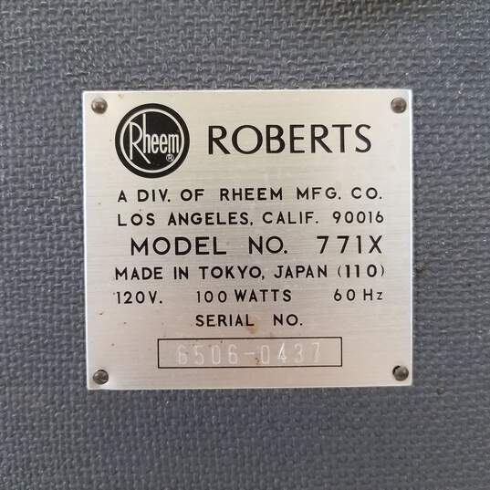 Roberts Solid State Reel to Reel Tape Recorder Model 771X image number 7