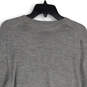 NWT Mens Gray Knitted Crew Neck Long Sleeve Pullover Sweater Size XL image number 4