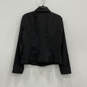Womens Black Long Sleeve Notch Lapel Classic Four Button Blazer Size 10 image number 2