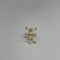 Designer Swarovski Gold-Tone Crystal Cut Stone Tricycle Figurine With Box image number 2