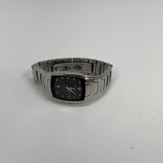 Designer Bulova C878727 Silver-Tone Stainless Steel Analog Wristwatch image number 2