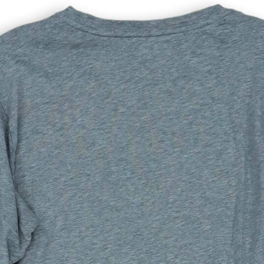Mens Gray Heather Crew Neck Regular-Fit Long Sleeve Pullover T-Shirt Size Medium image number 4