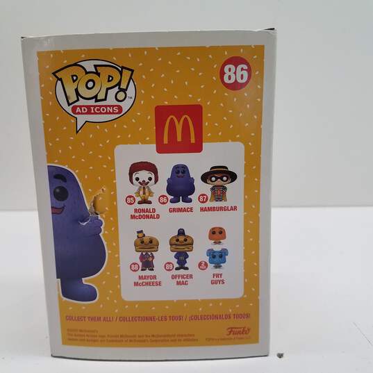 Funko Pop! McDonald's Grimace Vinyl Bobble Toy Figure #86 IOB image number 2