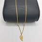 14K Gold 17.25" Rope Chain Necklace W/Half Best Friend Heart Pendant 2.9g image number 3