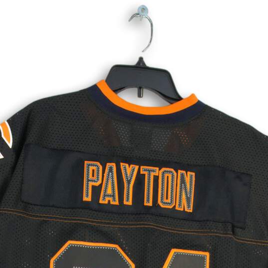 Mens Black Chicago Bears Walter Payton #34 Pullover NFL Jersey Size 2XL image number 4