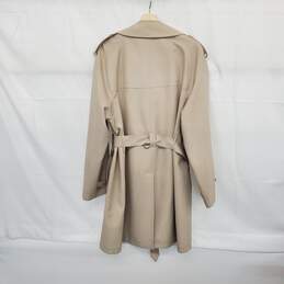 Harbor Master Vintage Beige Belted Lined Jacket MN Size 42 Reg alternative image