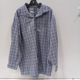 Michael Kors Blue Dress Shirt Men's Sizes 20/34-35