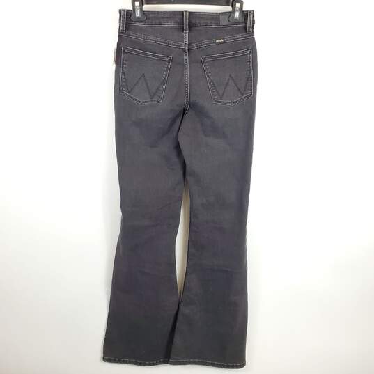Wrangler Women Black High Rise Flare Jeans Sz 4 NWT image number 2
